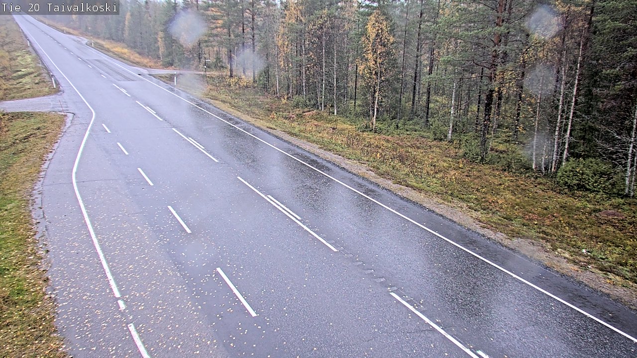 Weather Camera Image Road 20 Taivalkoski, Taivalkoski, Pohjois-Pohjanmaa