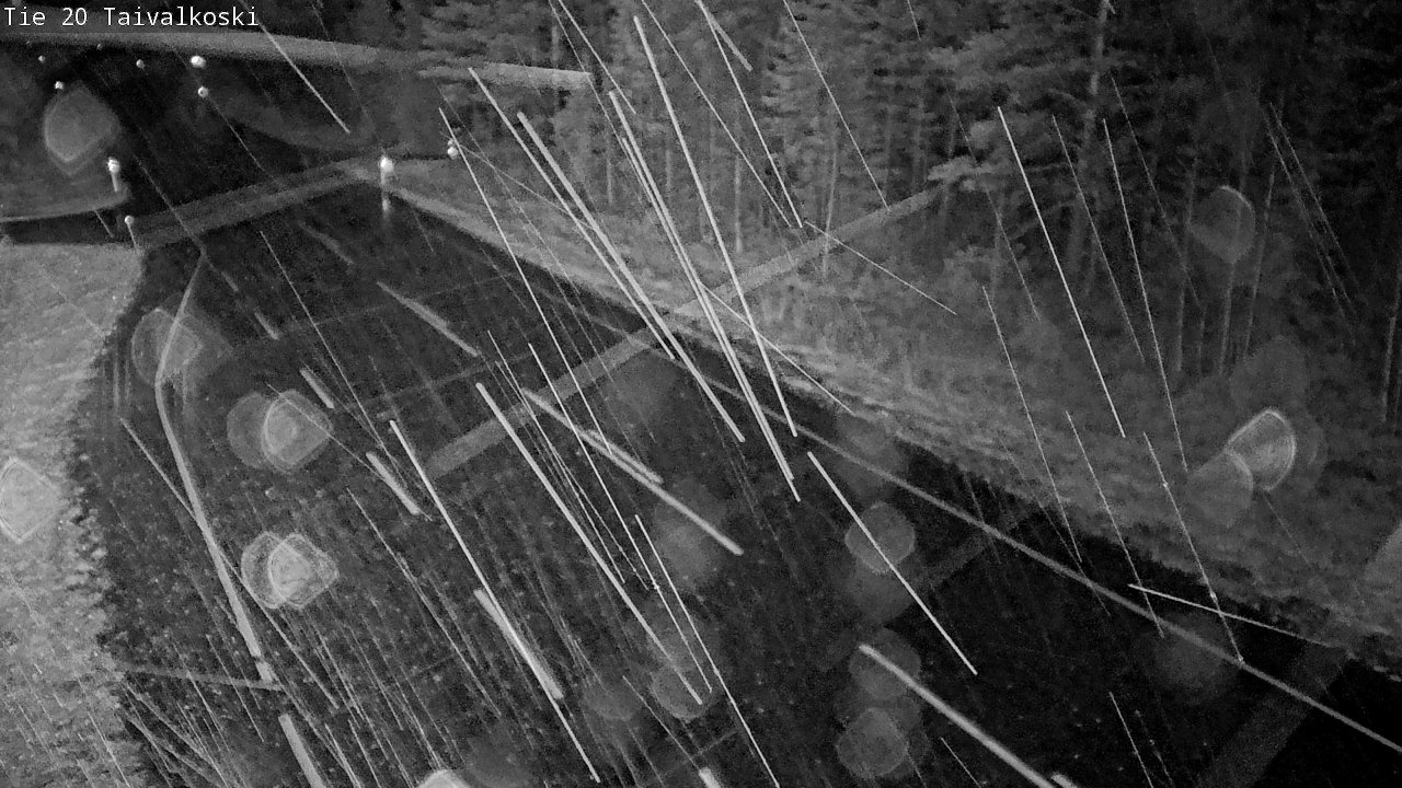 Weather Camera Image Road 20 Taivalkoski, Taivalkoski, Pohjois-Pohjanmaa