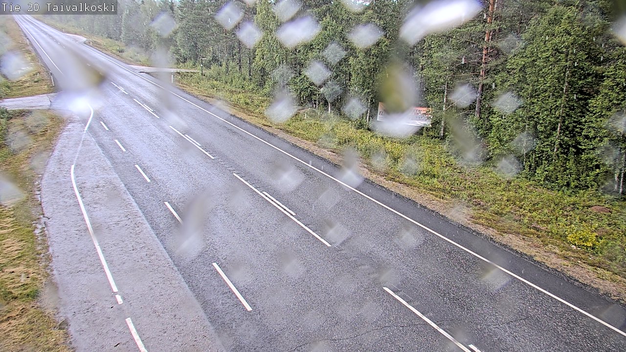 Weather Camera Image Road 20 Taivalkoski, Taivalkoski, Pohjois-Pohjanmaa
