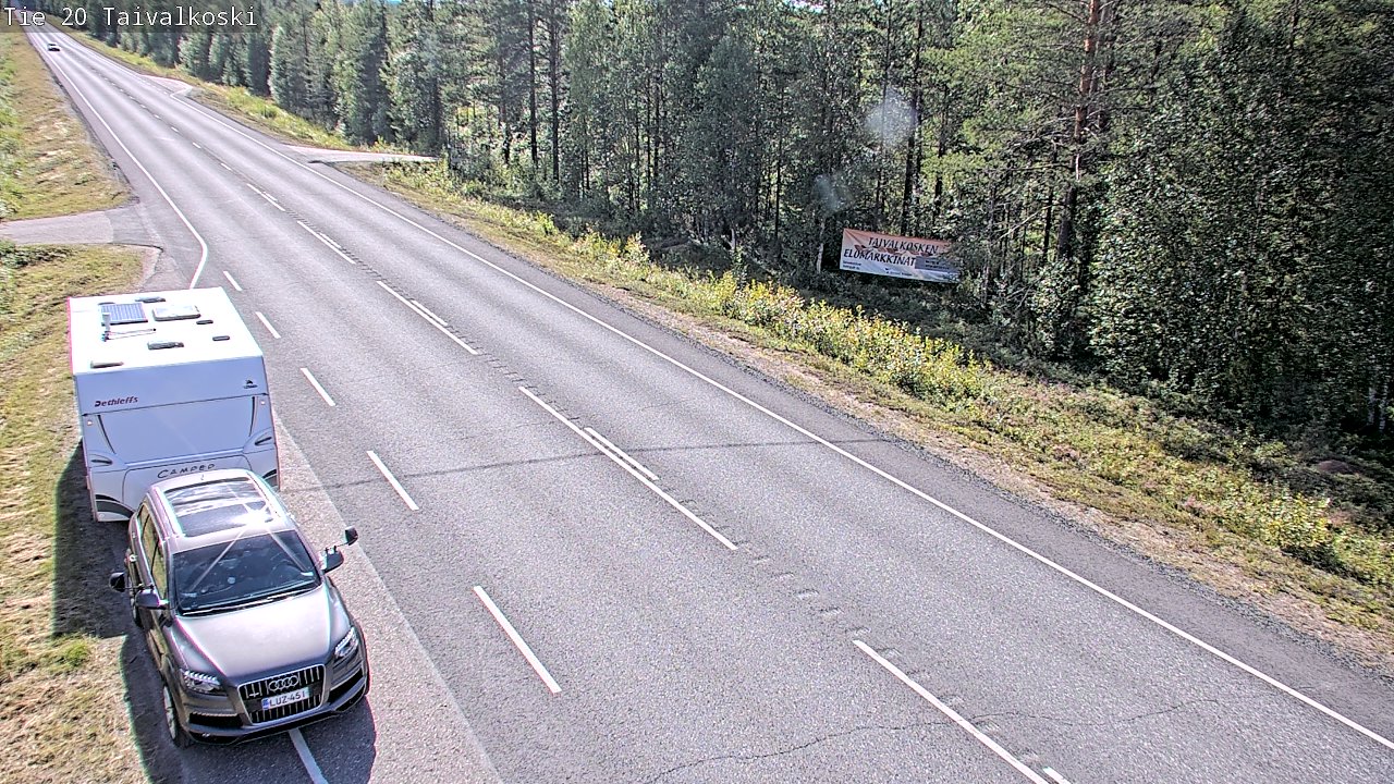 Kelikamerat Kuva Tie 20 Taivalkoski, Taivalkoski, Pohjois-Pohjanmaa
