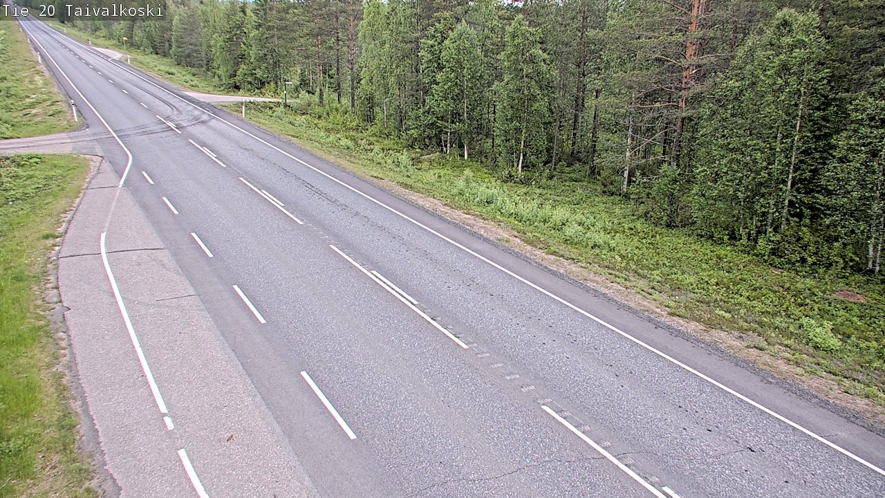 Kelikamerat Kuva Tie 20 Taivalkoski, Taivalkoski, Pohjois-Pohjanmaa