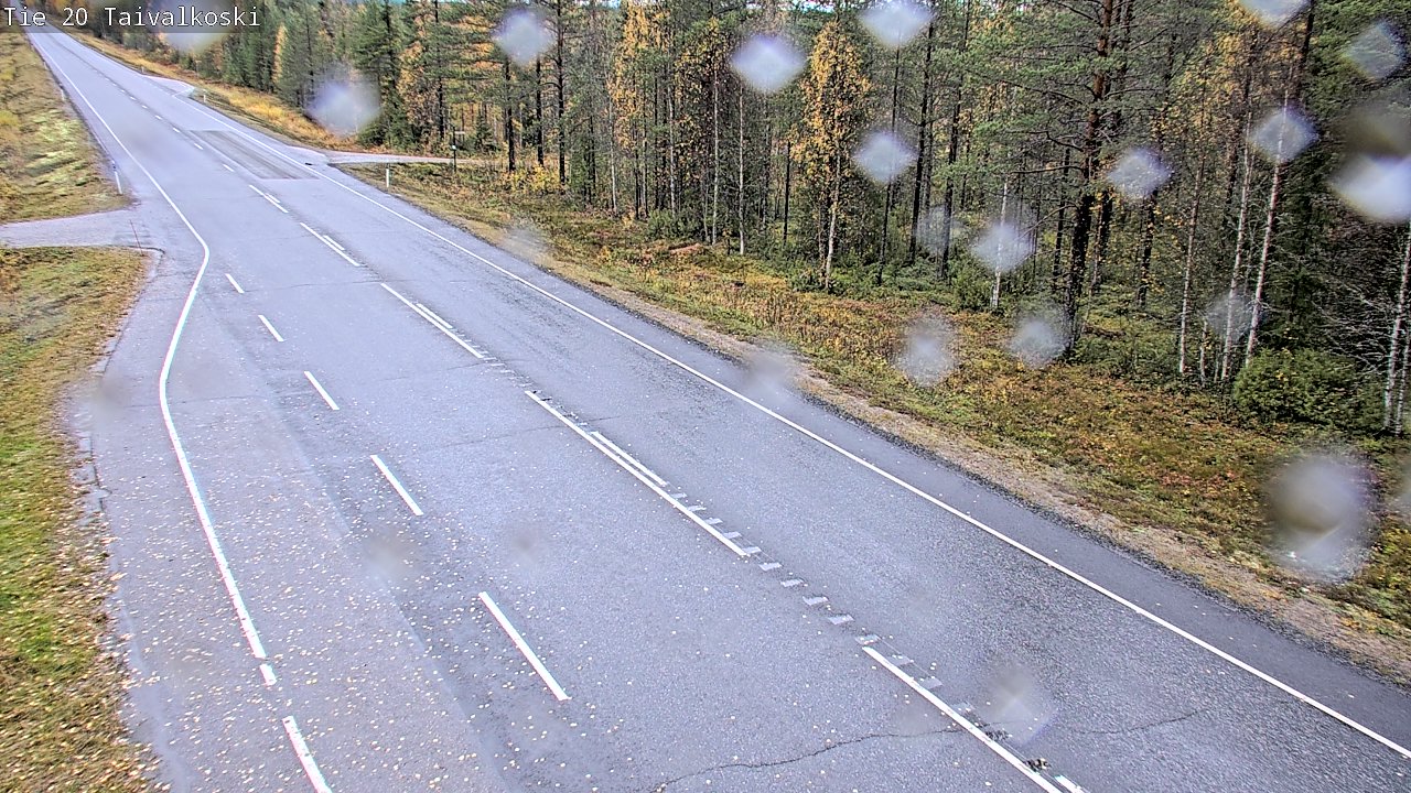Weather Camera Image Road 20 Taivalkoski, Taivalkoski, Pohjois-Pohjanmaa