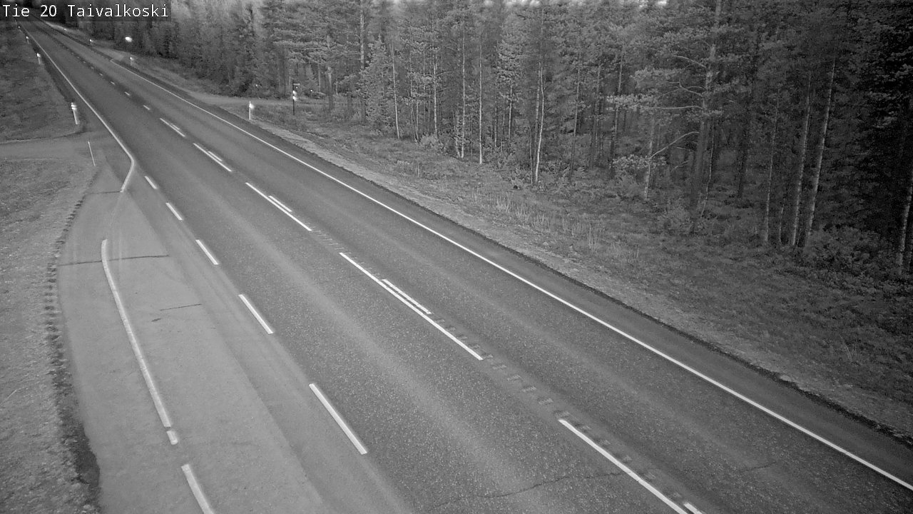 Weather Camera Image Road 20 Taivalkoski, Taivalkoski, Pohjois-Pohjanmaa