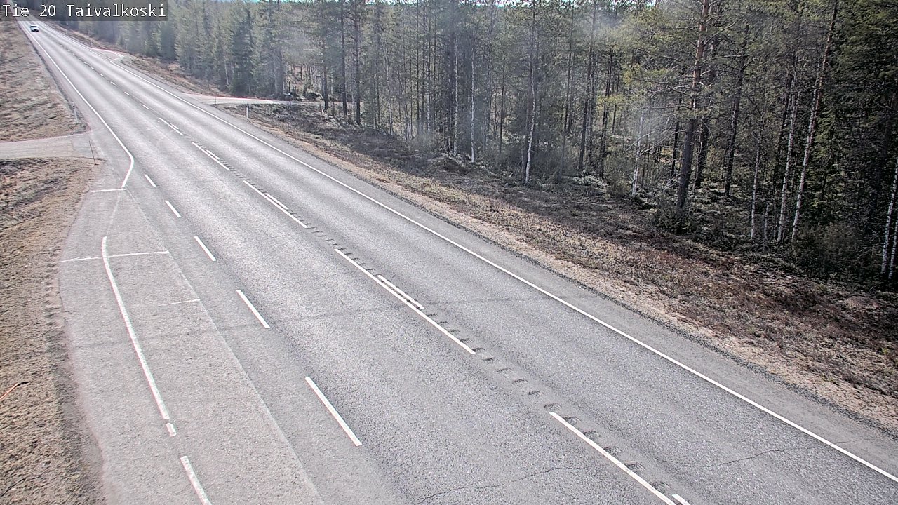 Weather Camera Image Road 20 Taivalkoski, Taivalkoski, Pohjois-Pohjanmaa