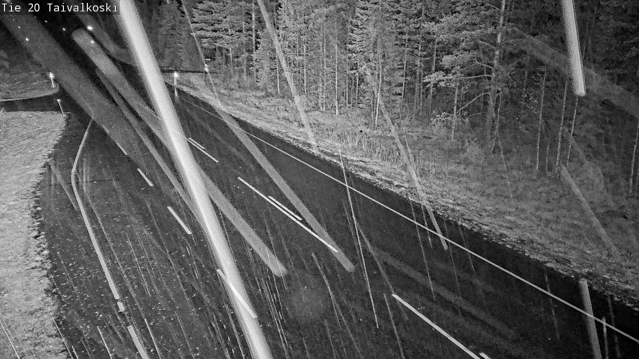 Weather Camera Image Road 20 Taivalkoski, Taivalkoski, Pohjois-Pohjanmaa