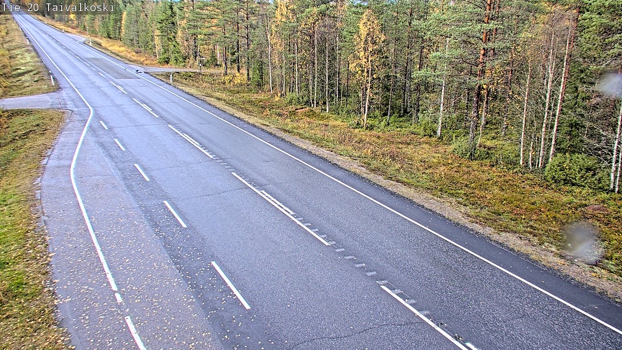 Weather Camera Image Road 20 Taivalkoski, Taivalkoski, Pohjois-Pohjanmaa