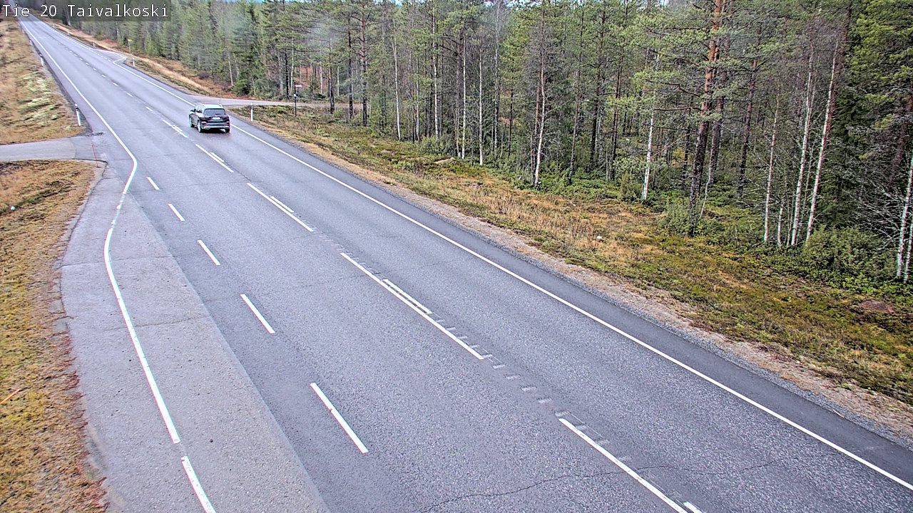 Kelikamerat Kuva Tie 20 Taivalkoski, Taivalkoski, Pohjois-Pohjanmaa