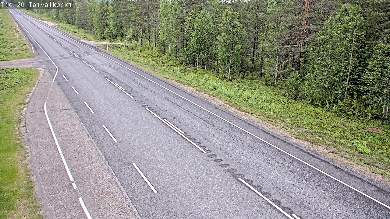 Kelikamerat Kuva Tie 20 Taivalkoski, Taivalkoski, Pohjois-Pohjanmaa