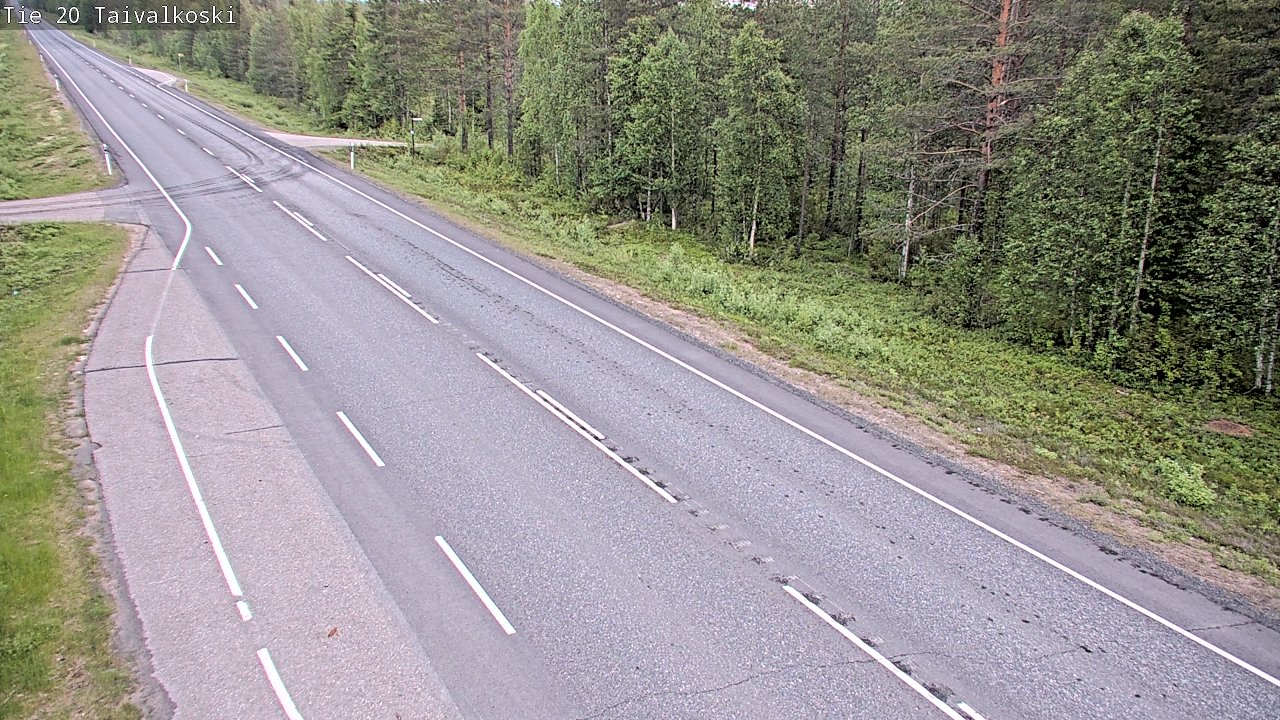 Kelikamerat Kuva Tie 20 Taivalkoski, Taivalkoski, Pohjois-Pohjanmaa