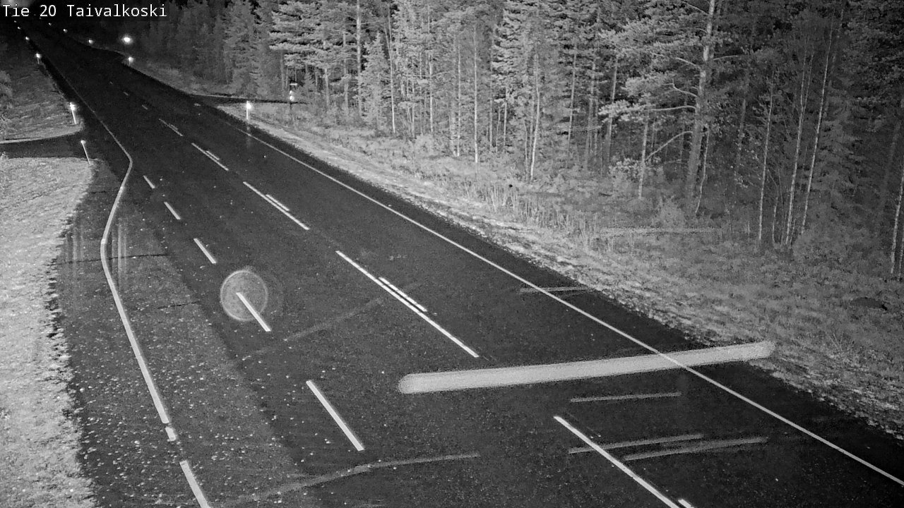 Weather Camera Image Road 20 Taivalkoski, Taivalkoski, Pohjois-Pohjanmaa