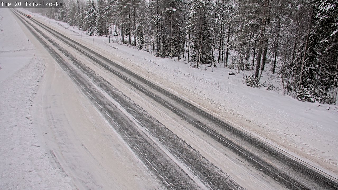 Weather Camera Image Väg 20 Taivalkoski, Taivalkoski, Pohjois-Pohjanmaa