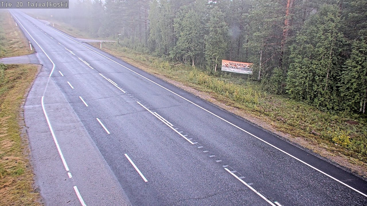 Kelikamerat Kuva Tie 20 Taivalkoski, Taivalkoski, Pohjois-Pohjanmaa