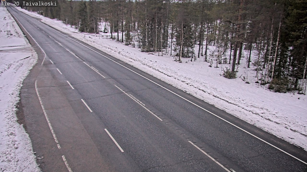 Kelikamerat Kuva Tie 20 Taivalkoski, Taivalkoski, Pohjois-Pohjanmaa