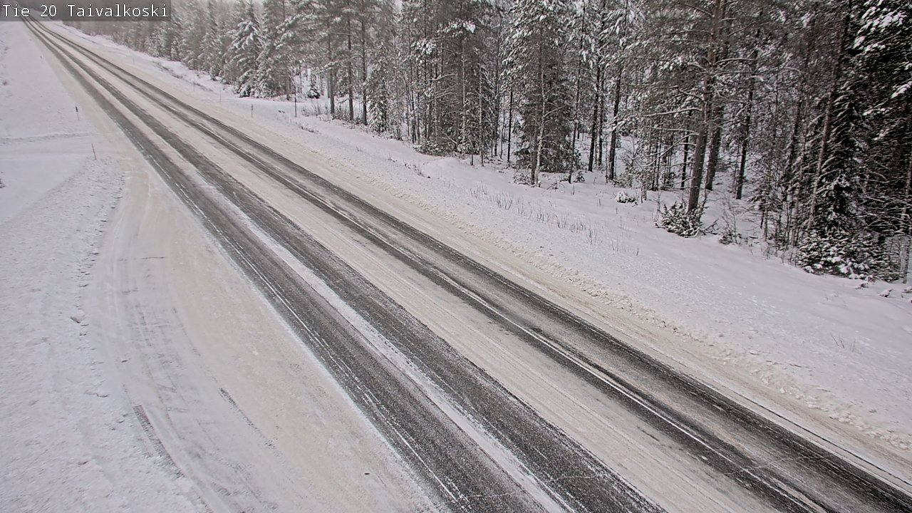 Weather Camera Image Road 20 Taivalkoski, Taivalkoski, Pohjois-Pohjanmaa