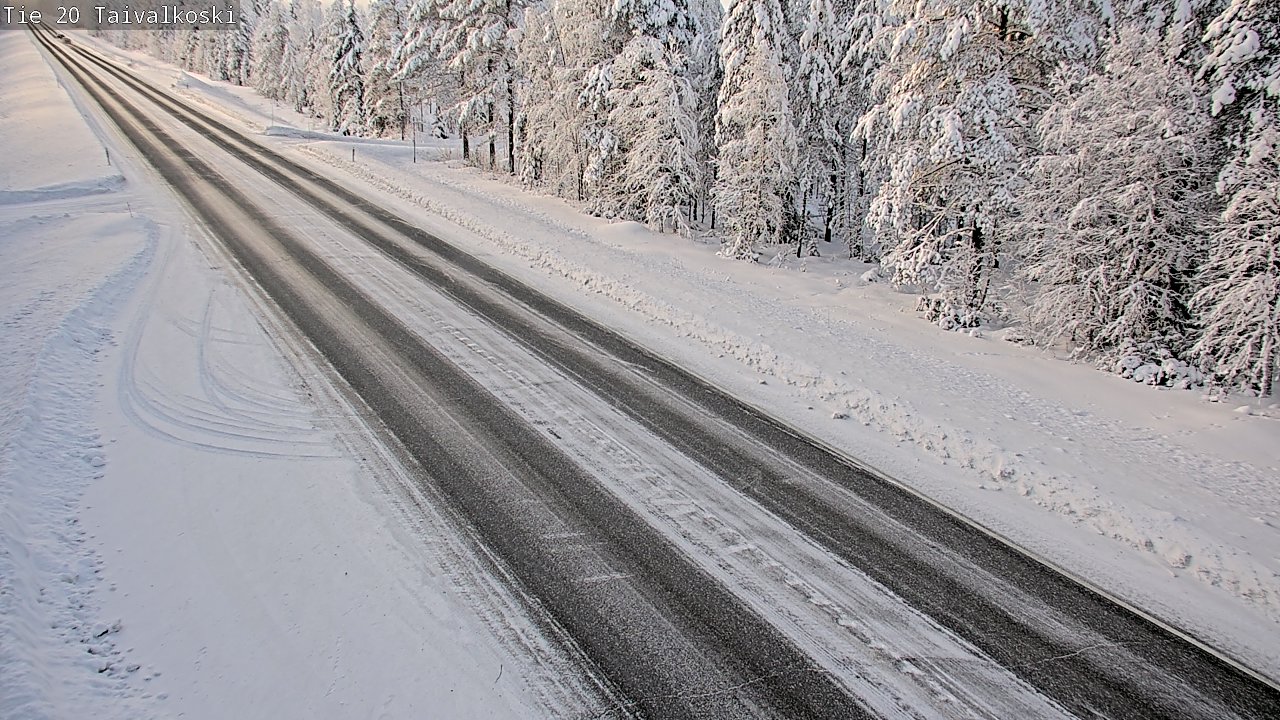 Weather Camera Image Road 20 Taivalkoski, Taivalkoski, Pohjois-Pohjanmaa