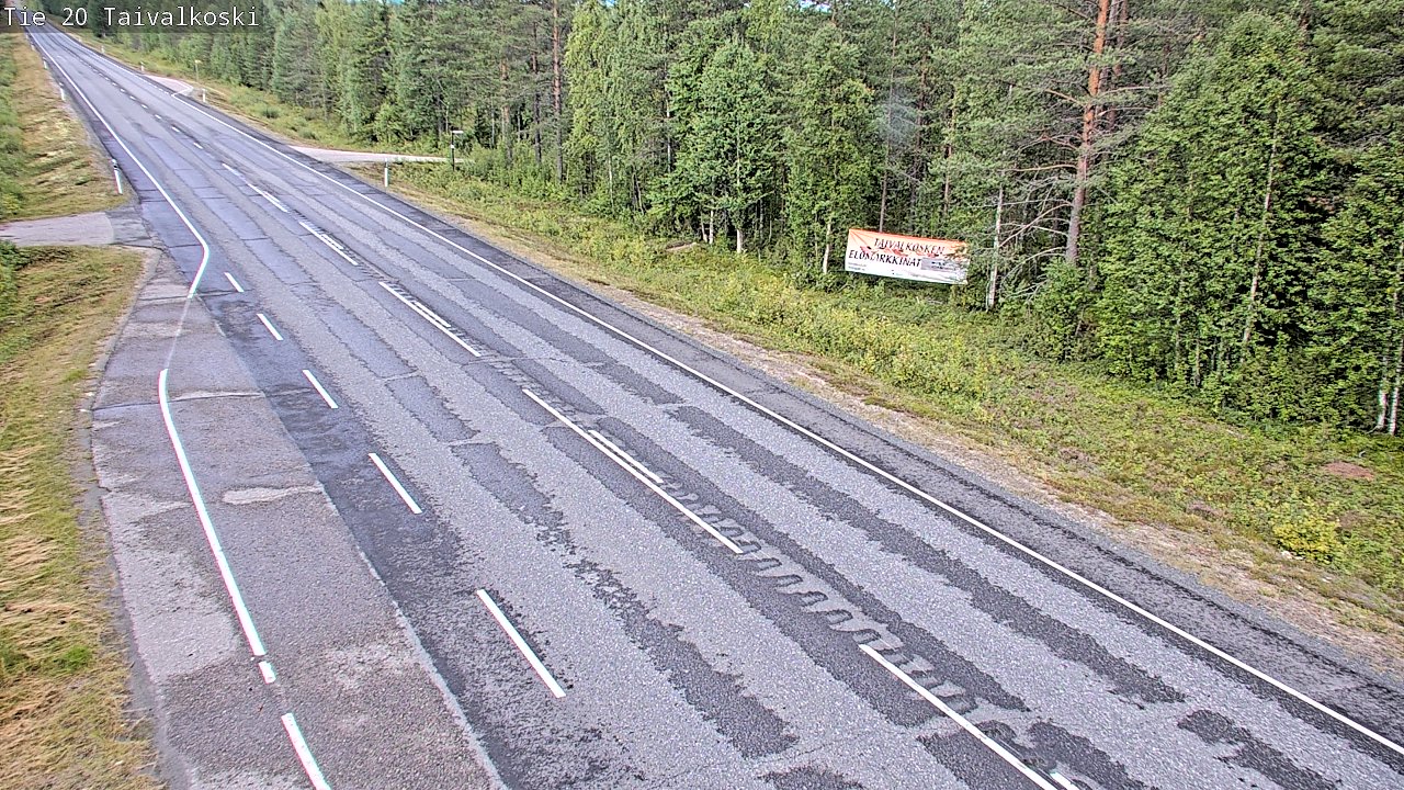 Kelikamerat Kuva Tie 20 Taivalkoski, Taivalkoski, Pohjois-Pohjanmaa