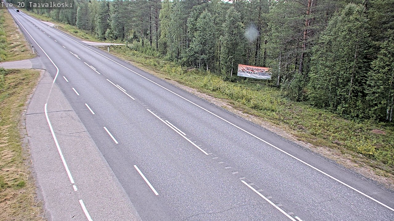 Kelikamerat Kuva Tie 20 Taivalkoski, Taivalkoski, Pohjois-Pohjanmaa