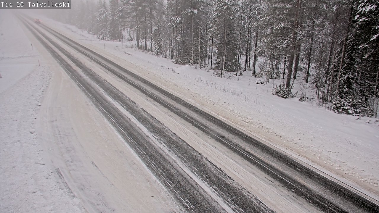 Weather Camera Image Väg 20 Taivalkoski, Taivalkoski, Pohjois-Pohjanmaa