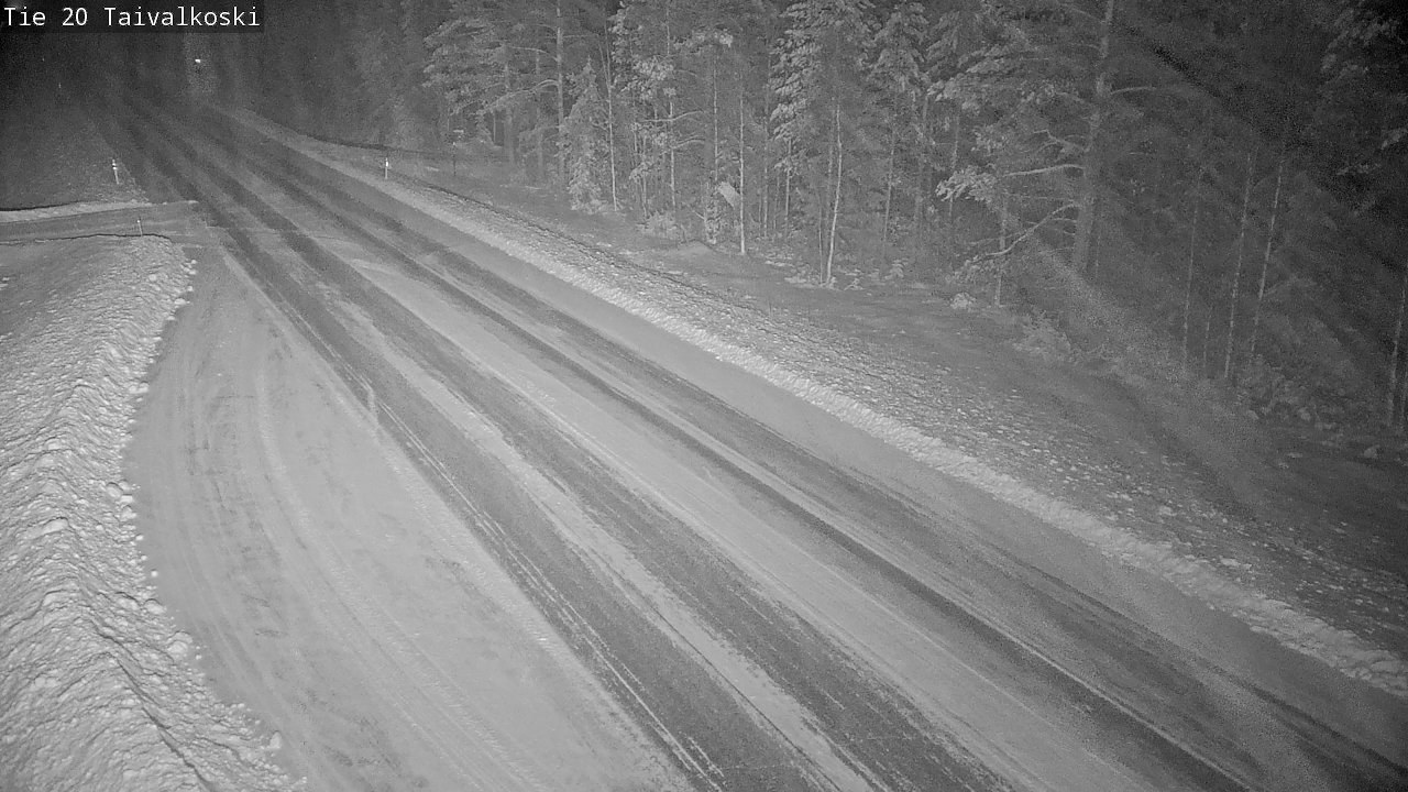 Weather Camera Image Road 20 Taivalkoski, Taivalkoski, Pohjois-Pohjanmaa