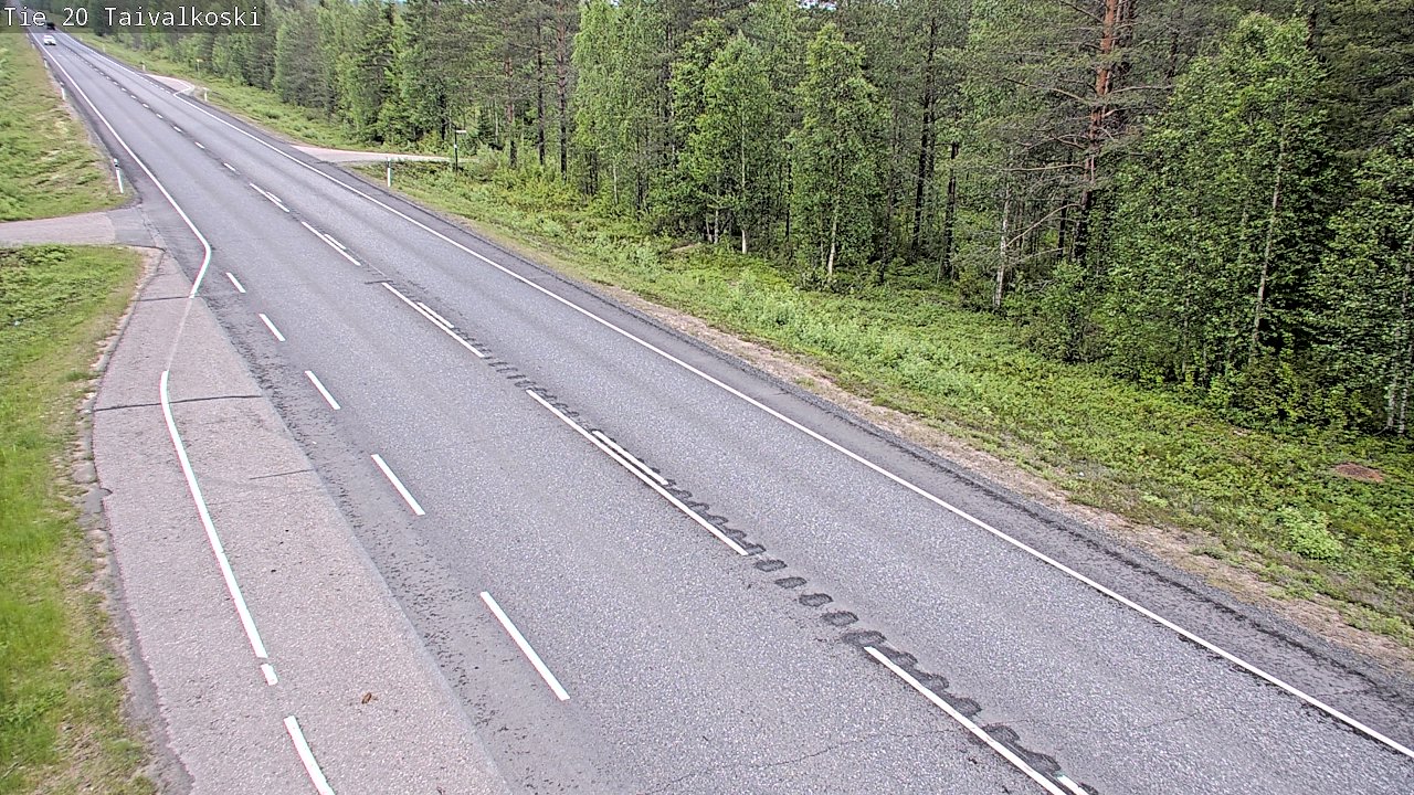 Kelikamerat Kuva Tie 20 Taivalkoski, Taivalkoski, Pohjois-Pohjanmaa