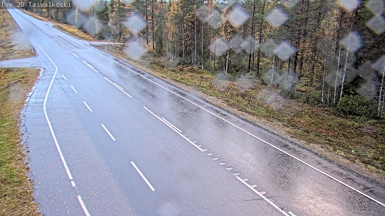 Weather Camera Image Road 20 Taivalkoski, Taivalkoski, Pohjois-Pohjanmaa
