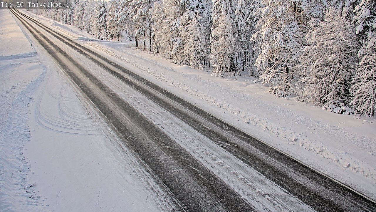 Weather Camera Image Road 20 Taivalkoski, Taivalkoski, Pohjois-Pohjanmaa