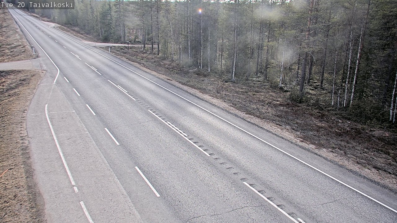 Weather Camera Image Road 20 Taivalkoski, Taivalkoski, Pohjois-Pohjanmaa