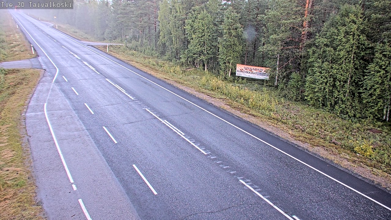 Kelikamerat Kuva Tie 20 Taivalkoski, Taivalkoski, Pohjois-Pohjanmaa