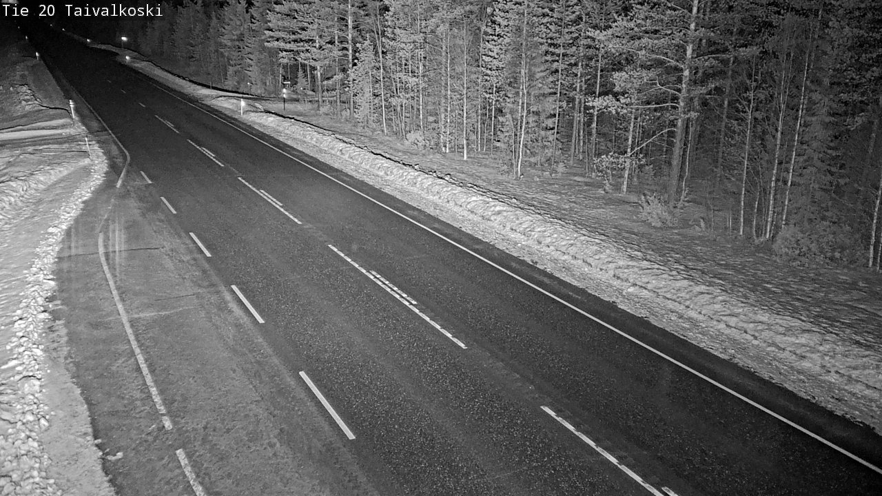 Kelikamerat Kuva Tie 20 Taivalkoski, Taivalkoski, Pohjois-Pohjanmaa