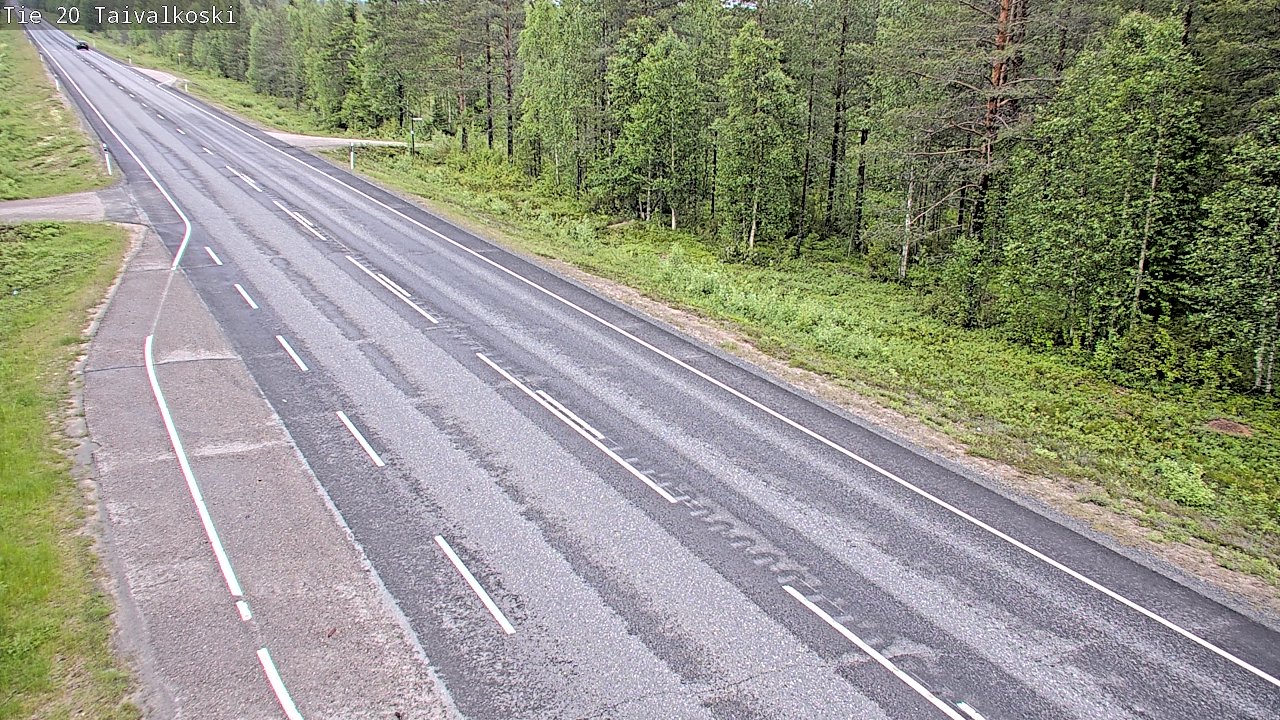 Kelikamerat Kuva Tie 20 Taivalkoski, Taivalkoski, Pohjois-Pohjanmaa