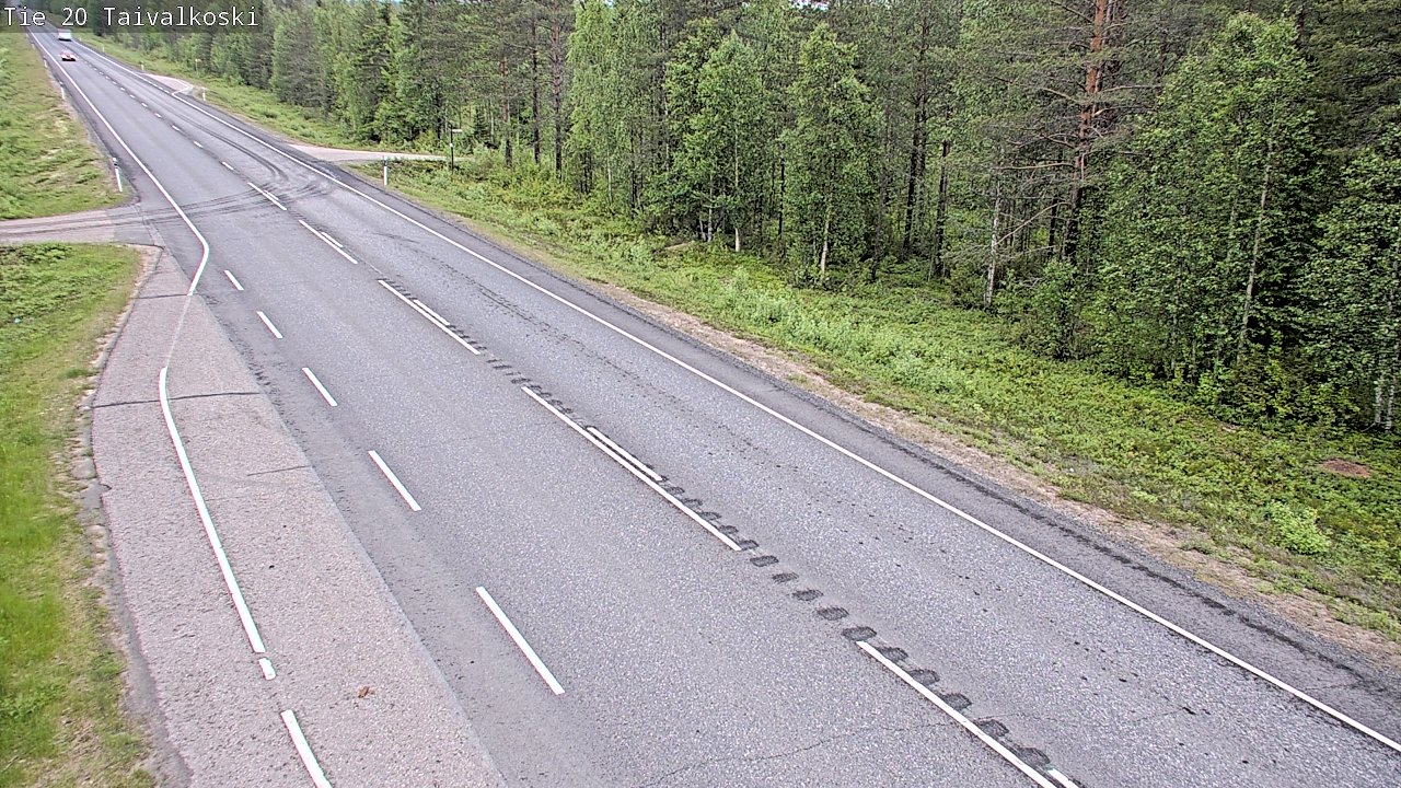 Kelikamerat Kuva Tie 20 Taivalkoski, Taivalkoski, Pohjois-Pohjanmaa