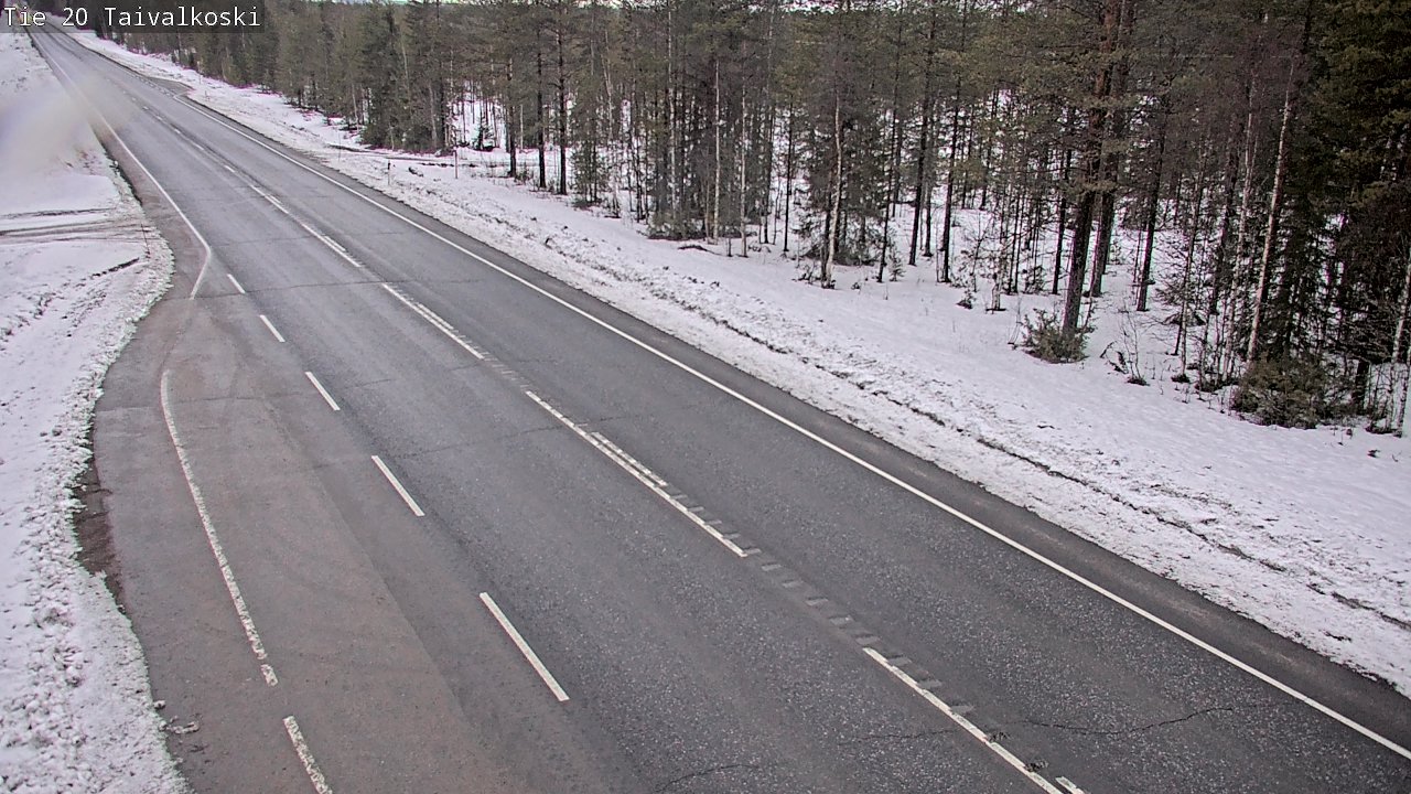 Kelikamerat Kuva Tie 20 Taivalkoski, Taivalkoski, Pohjois-Pohjanmaa