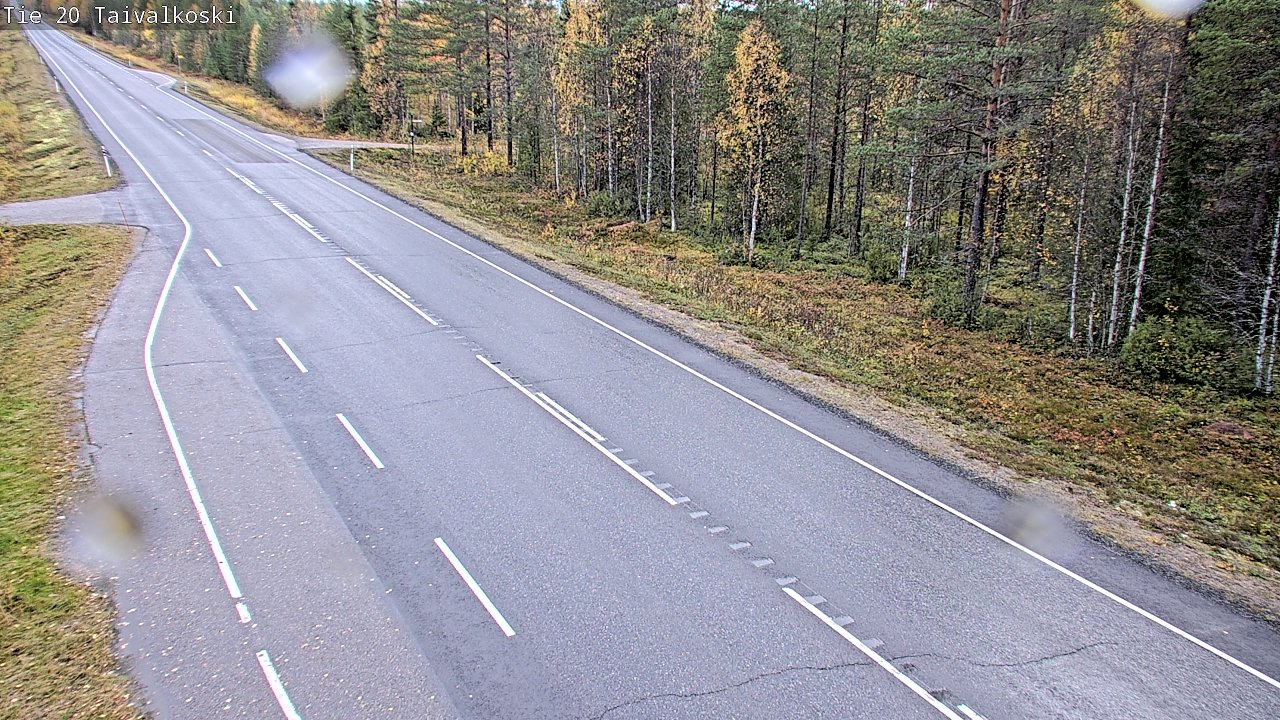 Weather Camera Image Road 20 Taivalkoski, Taivalkoski, Pohjois-Pohjanmaa