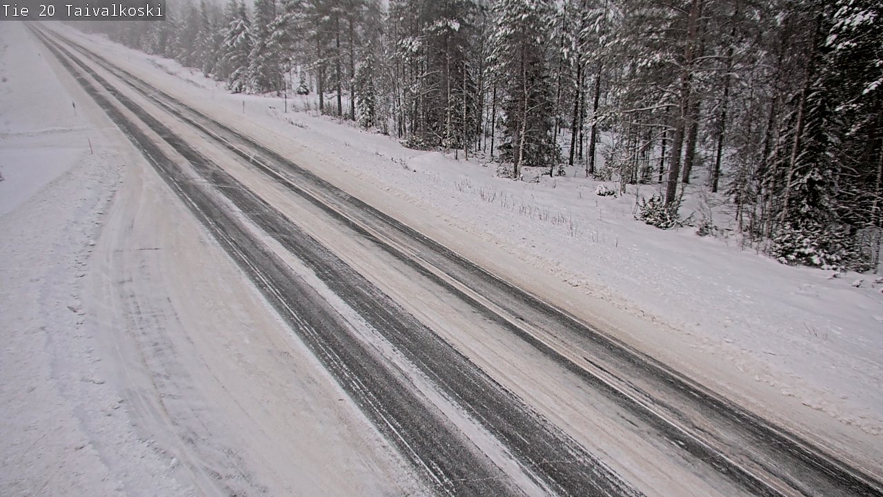 Weather Camera Image Road 20 Taivalkoski, Taivalkoski, Pohjois-Pohjanmaa