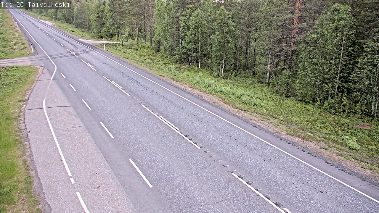 Kelikamerat Kuva Tie 20 Taivalkoski, Taivalkoski, Pohjois-Pohjanmaa