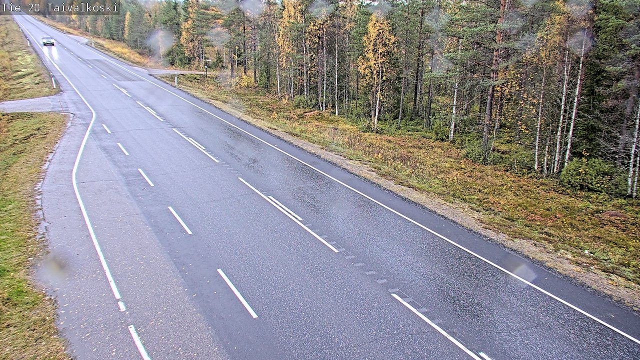 Weather Camera Image Road 20 Taivalkoski, Taivalkoski, Pohjois-Pohjanmaa