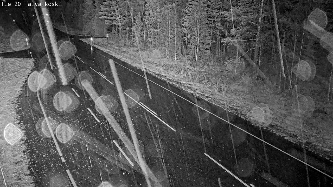 Weather Camera Image Road 20 Taivalkoski, Taivalkoski, Pohjois-Pohjanmaa