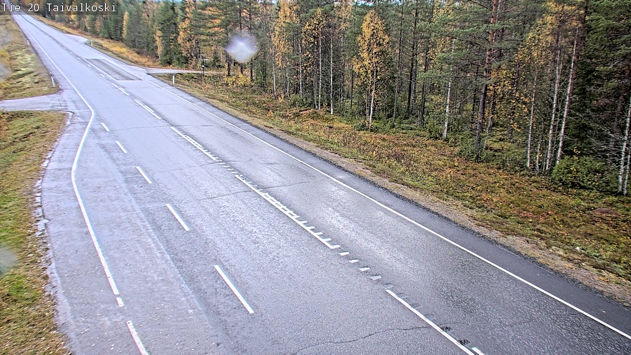 Weather Camera Image Road 20 Taivalkoski, Taivalkoski, Pohjois-Pohjanmaa