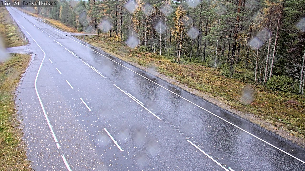 Weather Camera Image Road 20 Taivalkoski, Taivalkoski, Pohjois-Pohjanmaa