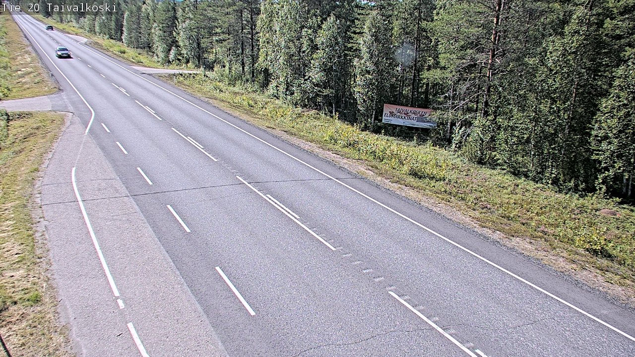 Kelikamerat Kuva Tie 20 Taivalkoski, Taivalkoski, Pohjois-Pohjanmaa