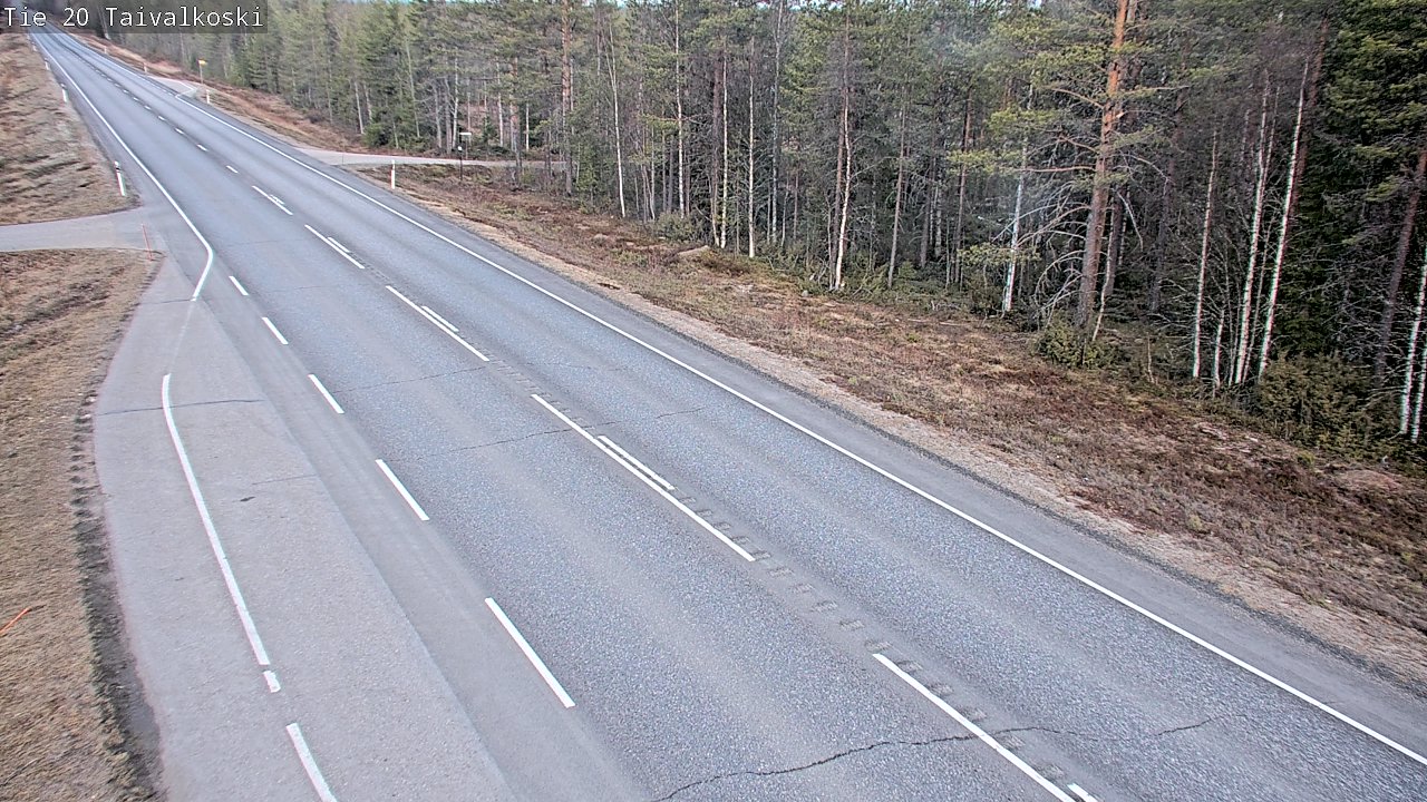 Kelikamerat Kuva Tie 20 Taivalkoski, Taivalkoski, Pohjois-Pohjanmaa