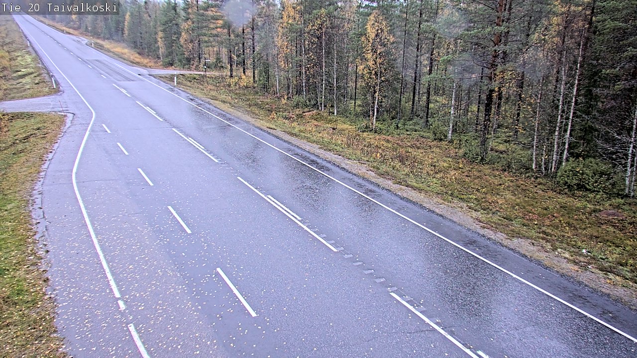 Weather Camera Image Road 20 Taivalkoski, Taivalkoski, Pohjois-Pohjanmaa