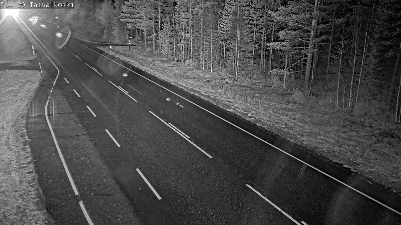 Kelikamerat Kuva Tie 20 Taivalkoski, Taivalkoski, Pohjois-Pohjanmaa