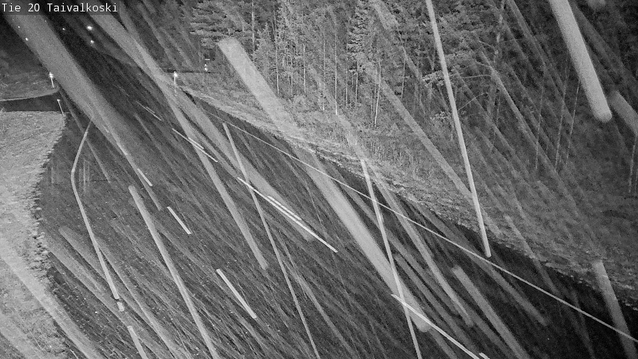 Weather Camera Image Road 20 Taivalkoski, Taivalkoski, Pohjois-Pohjanmaa