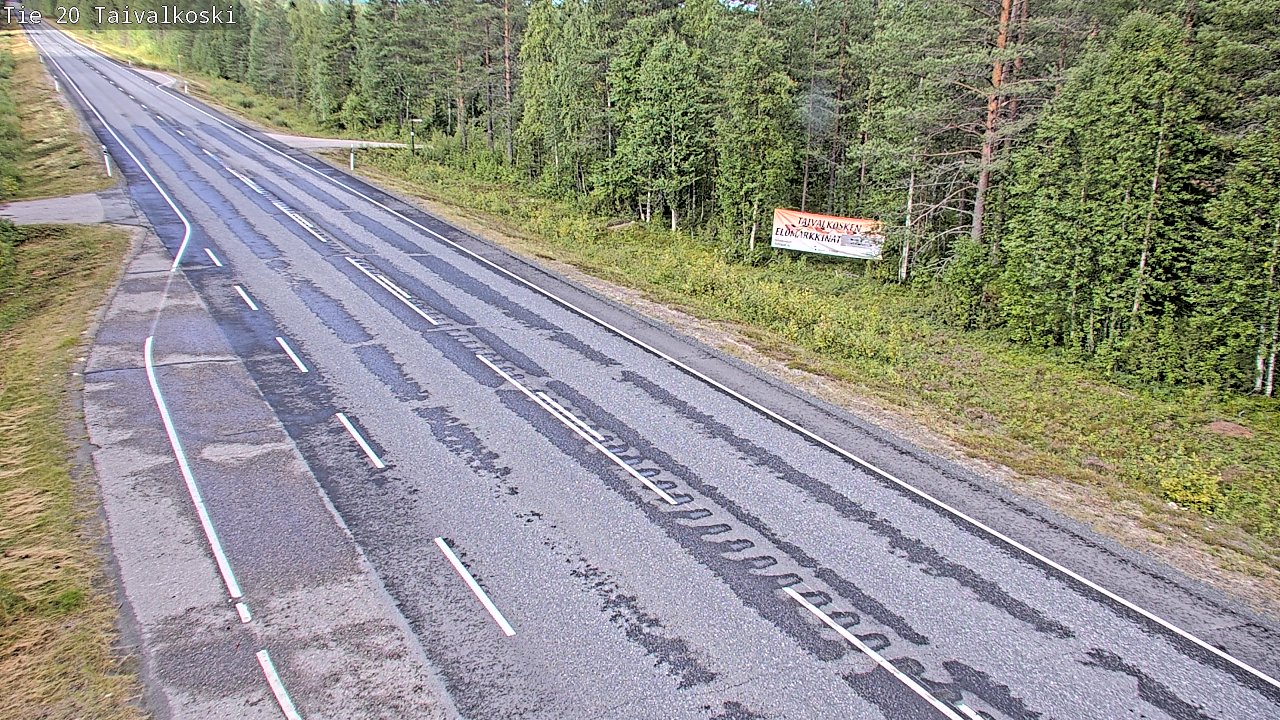 Kelikamerat Kuva Tie 20 Taivalkoski, Taivalkoski, Pohjois-Pohjanmaa