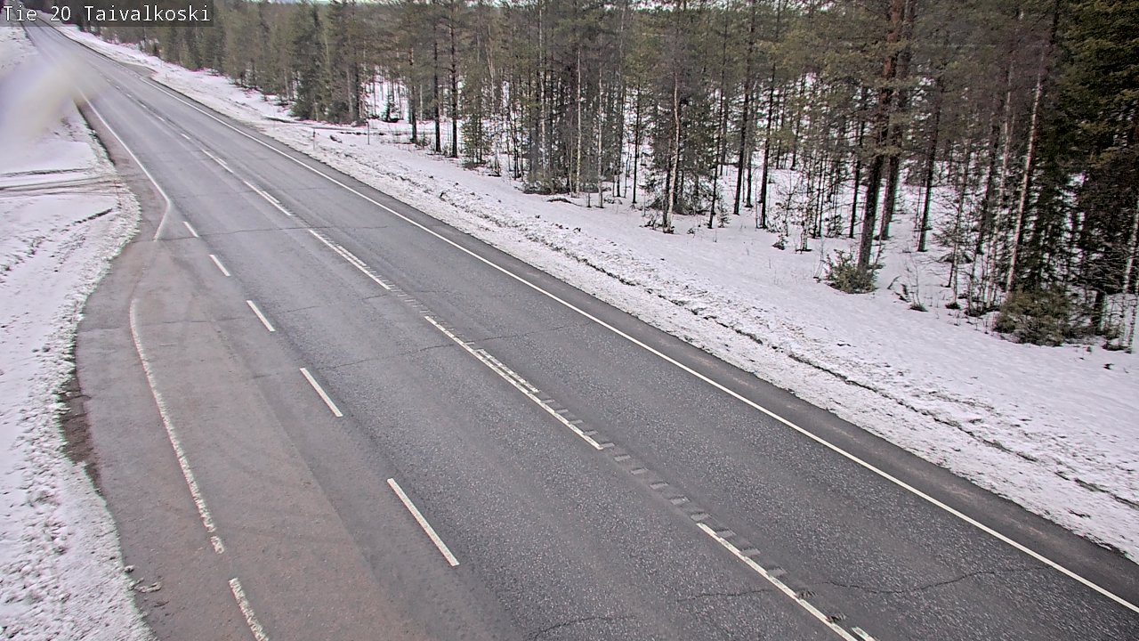 Kelikamerat Kuva Tie 20 Taivalkoski, Taivalkoski, Pohjois-Pohjanmaa