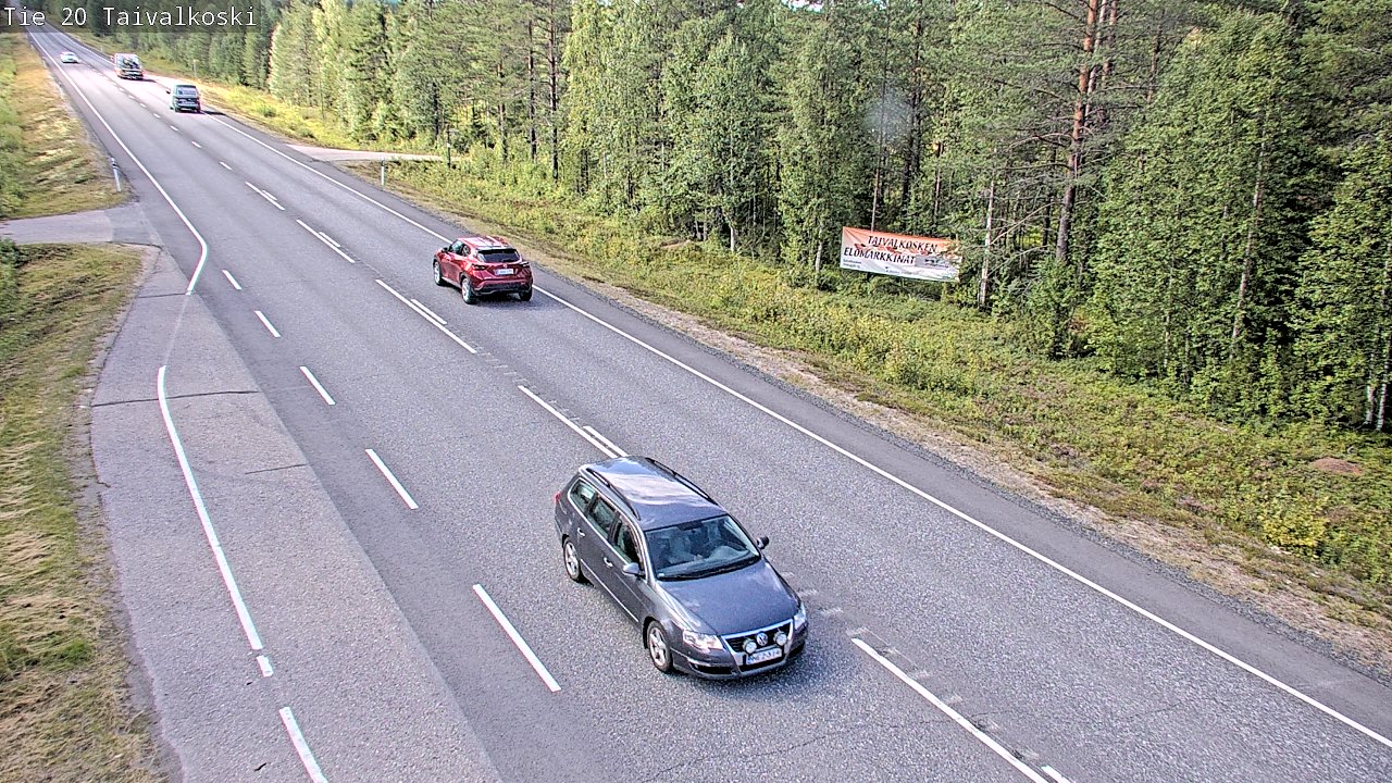 Weather Camera Image Road 20 Taivalkoski, Taivalkoski, Pohjois-Pohjanmaa