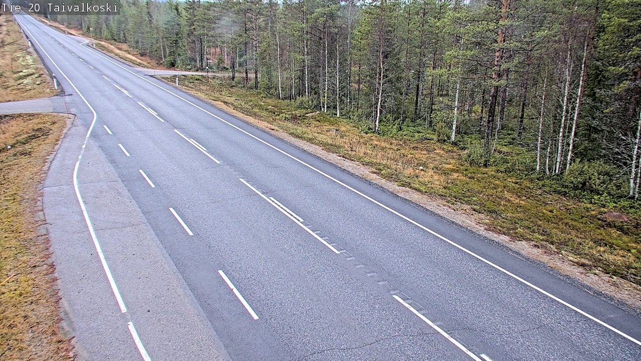 Kelikamerat Kuva Tie 20 Taivalkoski, Taivalkoski, Pohjois-Pohjanmaa