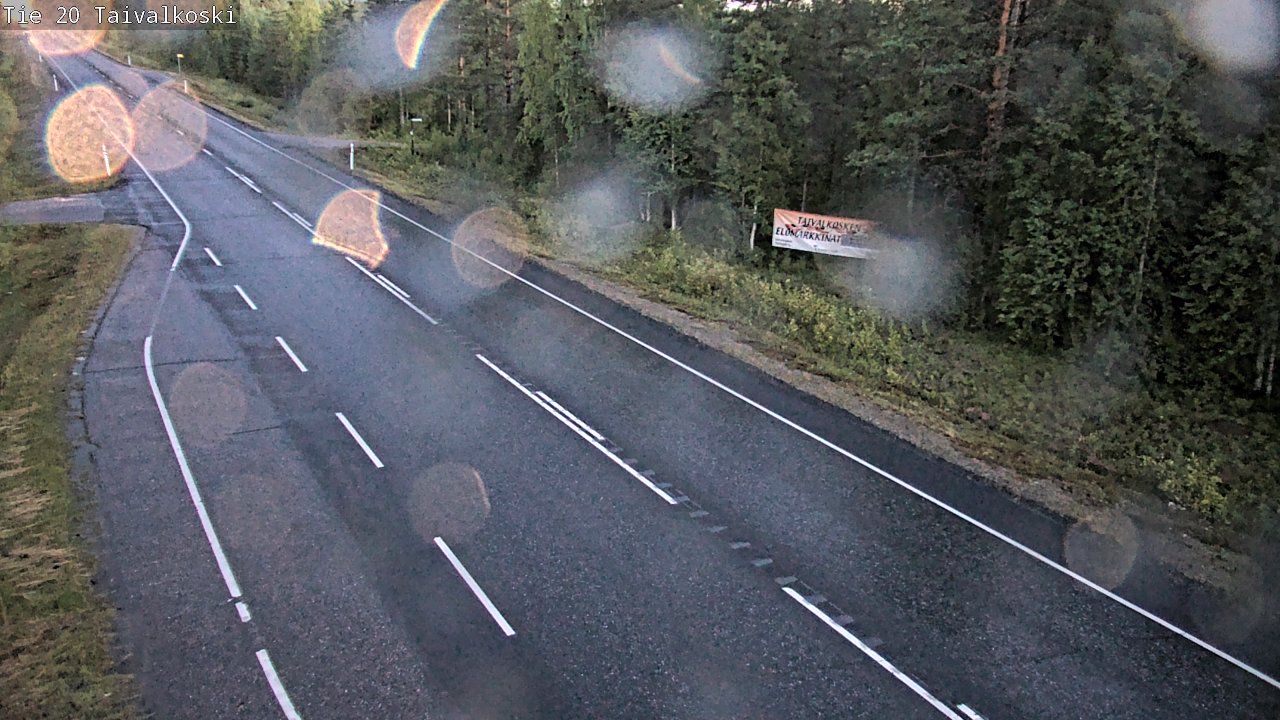 Kelikamerat Kuva Tie 20 Taivalkoski, Taivalkoski, Pohjois-Pohjanmaa