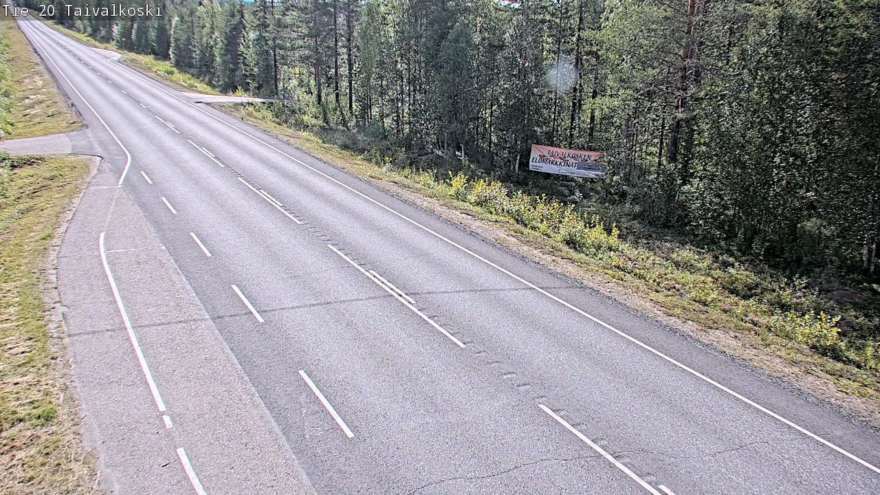 Kelikamerat Kuva Tie 20 Taivalkoski, Taivalkoski, Pohjois-Pohjanmaa